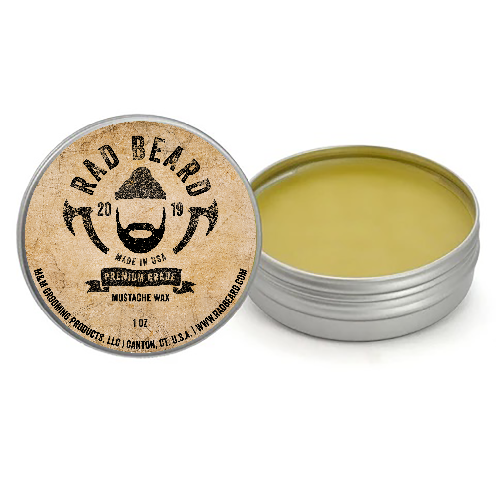 Premium Mustache Wax 1oz - Rad Beard Club