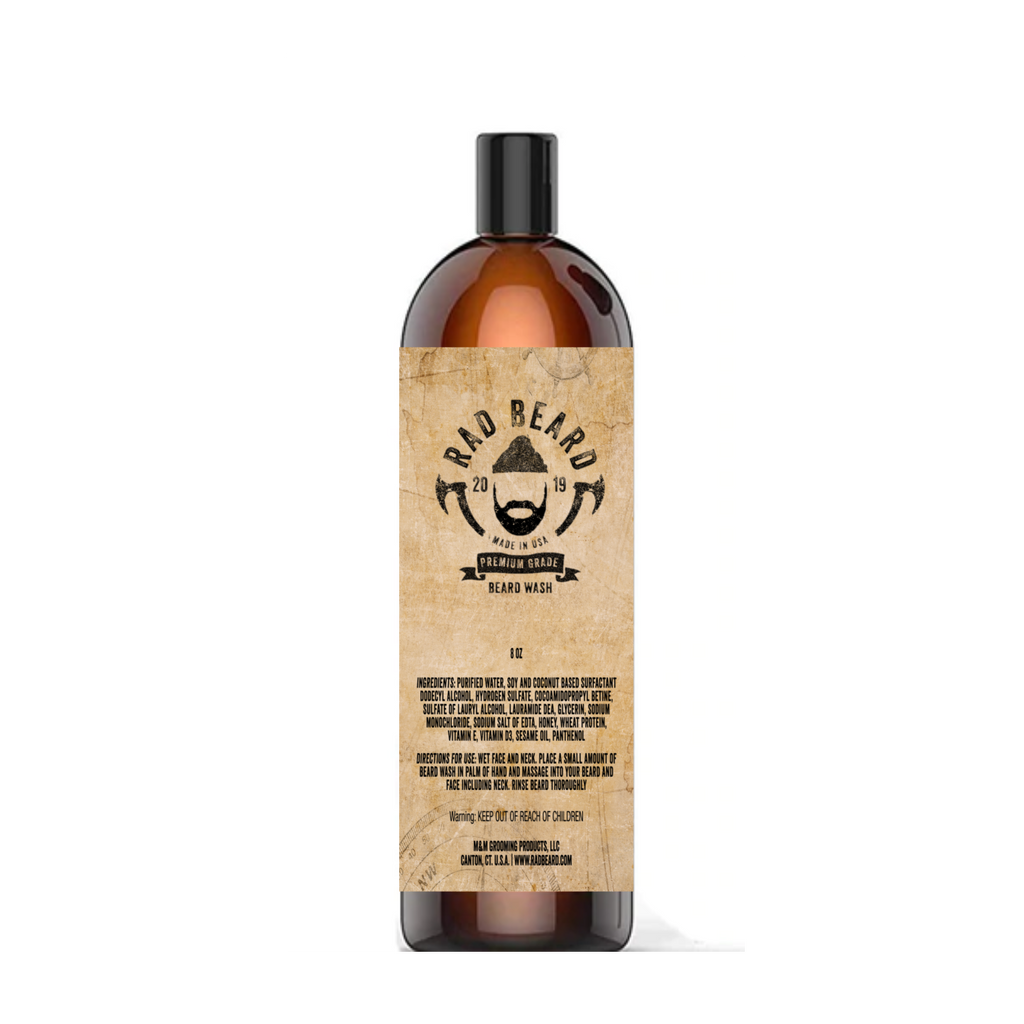Beard Wash 8oz - Rad Beard Club